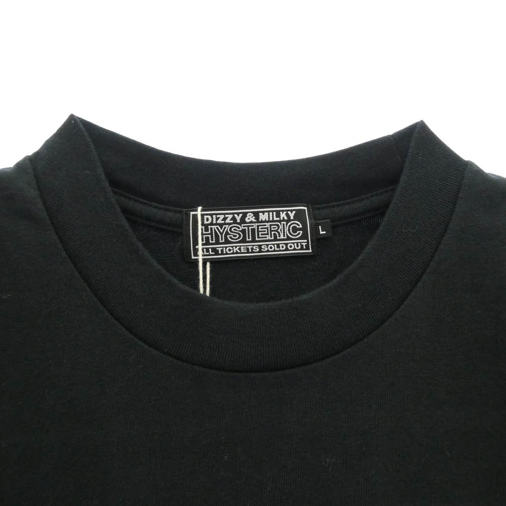 HYSTERIC GLAMOUR ヒステリックグラマー 26SS 02261CT20 SEE NO EVIL プリント 半袖 Tシャツ ブラック系 L【中古】