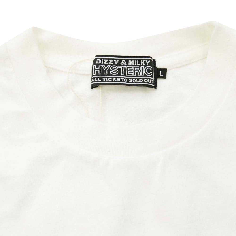 HYSTERIC GLAMOUR ヒステリックグラマー 26SS 02261CT59 ストリート・キングダム プリント 半袖 Tシャツ ホワイト系 L【極上美品】【中古】
