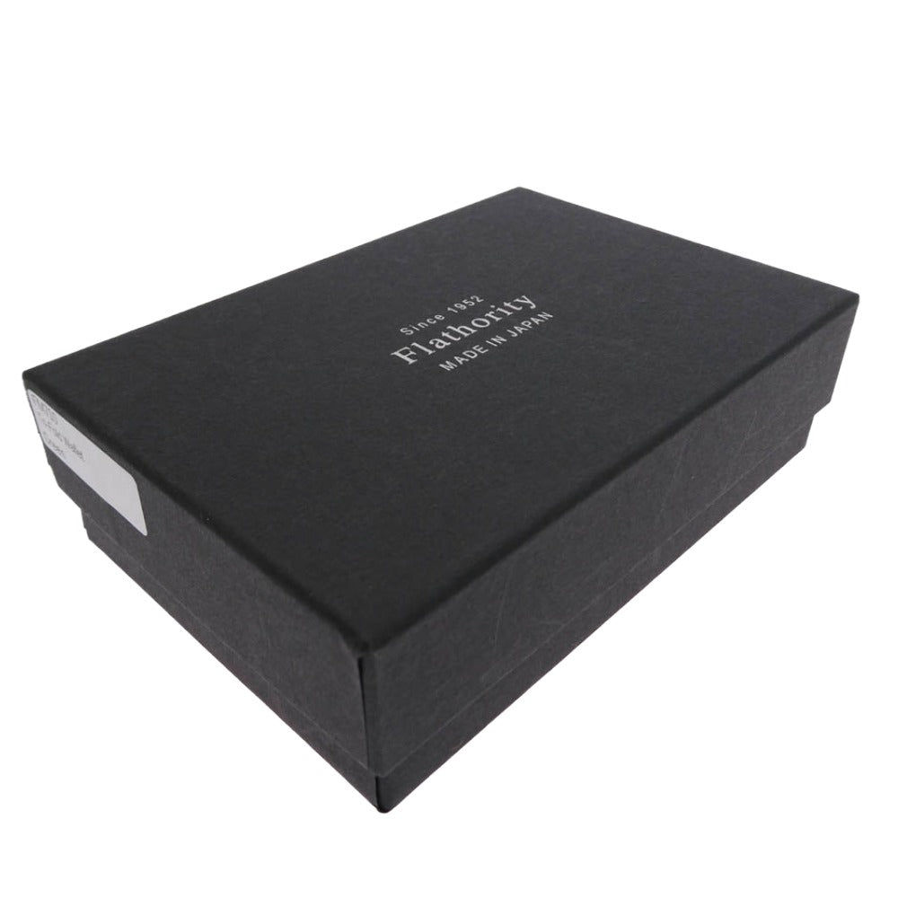 フラソリティ FM710 waterOil Cordovan Long Wallet 水染め ウォーターオイル コードバン 3フォールド 三つ折り ウォレット 長財布 グリーン グリーン系【極上美品】【中古】