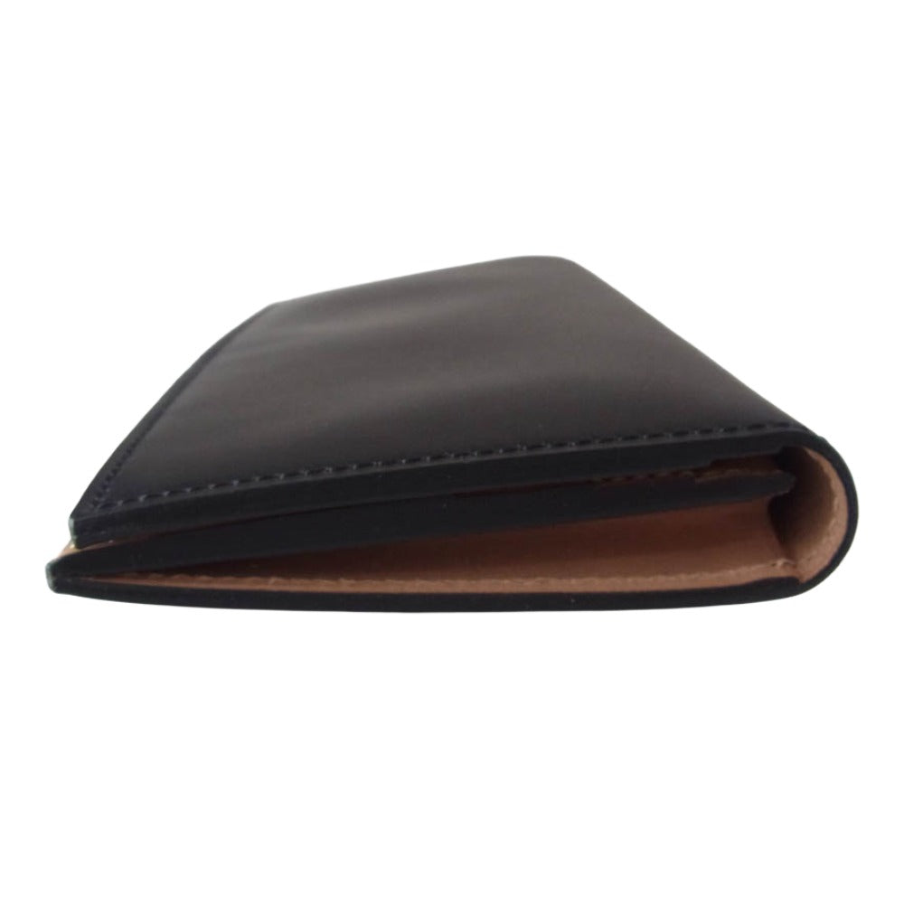 フラソリティ FM701 waterOil Cordovan Long Wallet 水染め ウォーターオイル コードバン ロングウォレット 長財布 ブラック ブラック系【極上美品】【中古】