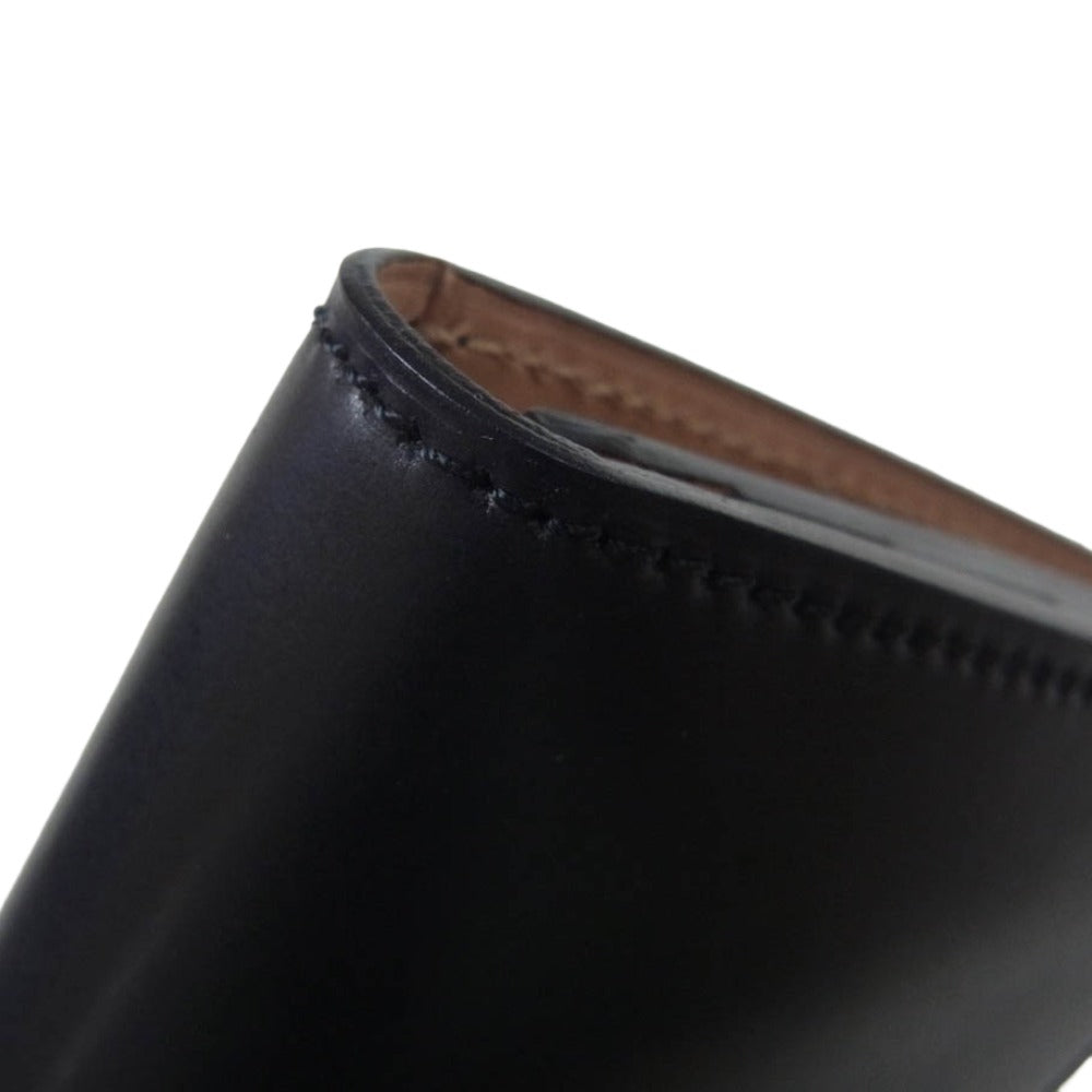 フラソリティ FM701 waterOil Cordovan Long Wallet 水染め ウォーターオイル コードバン ロングウォレット 長財布 ブラック ブラック系【極上美品】【中古】