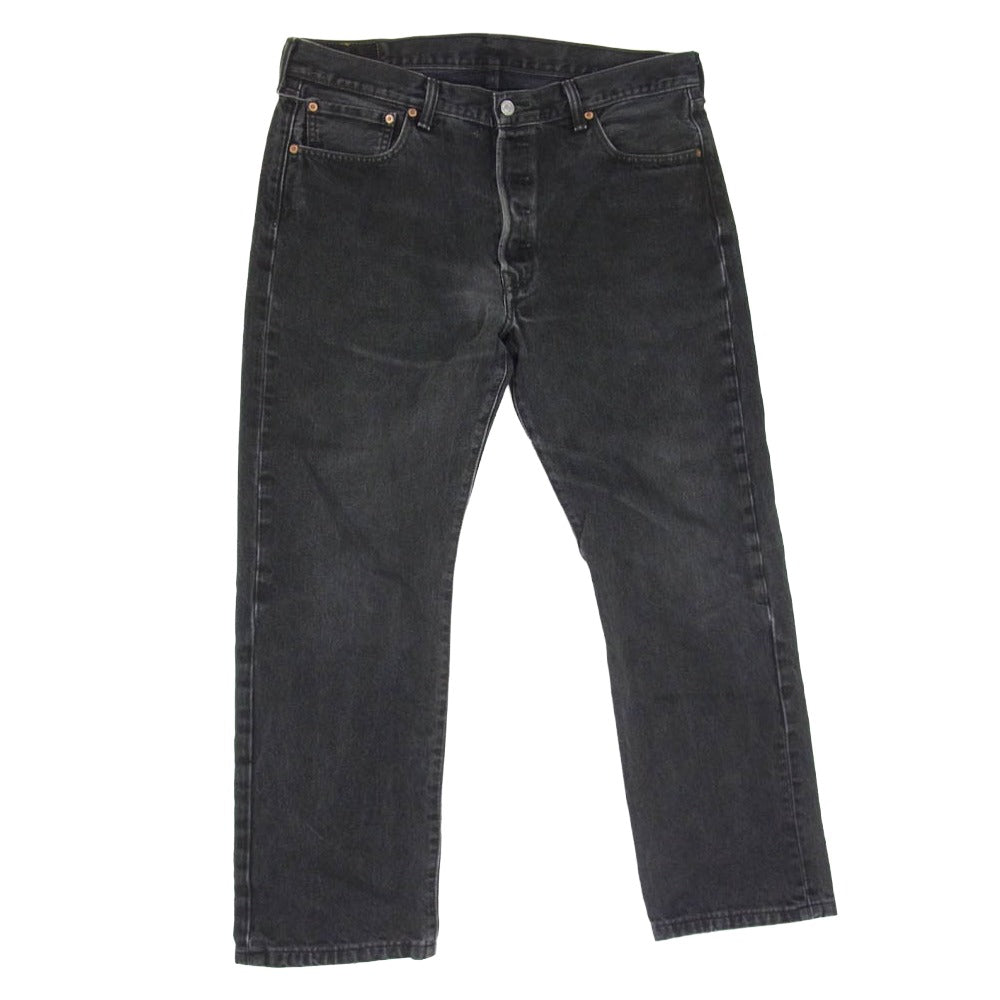 Levi's リーバイス 00501-0660 メキシコ製 501ブラック デニム パンツ ブラック系 36【中古】