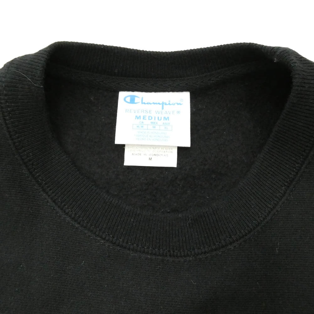 Champion チャンピオン reverse weave 単タグ復刻 リバース ウィーブ ハーレーダビッドソン ロゴ スウェット ブラック系 XL【中古】