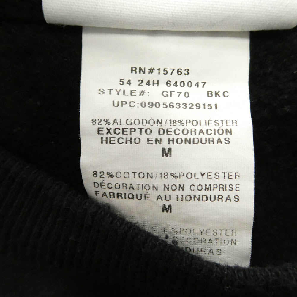 Champion チャンピオン reverse weave 単タグ復刻 リバース ウィーブ ハーレーダビッドソン ロゴ スウェット ブラック系 XL【中古】