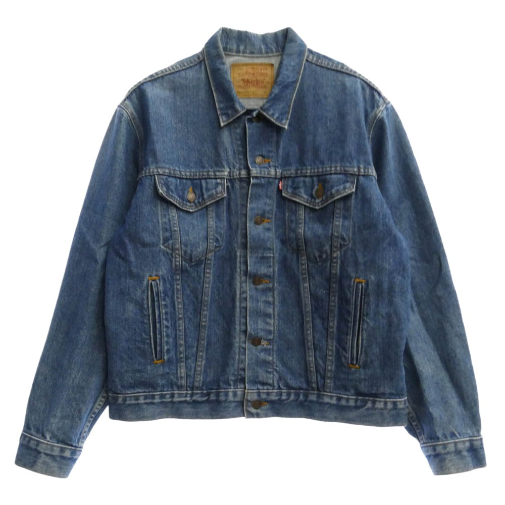 Levi's リーバイス USA製 ボタン裏刻印 527 70506 デニム ジャケット インディゴブルー系 44【中古】