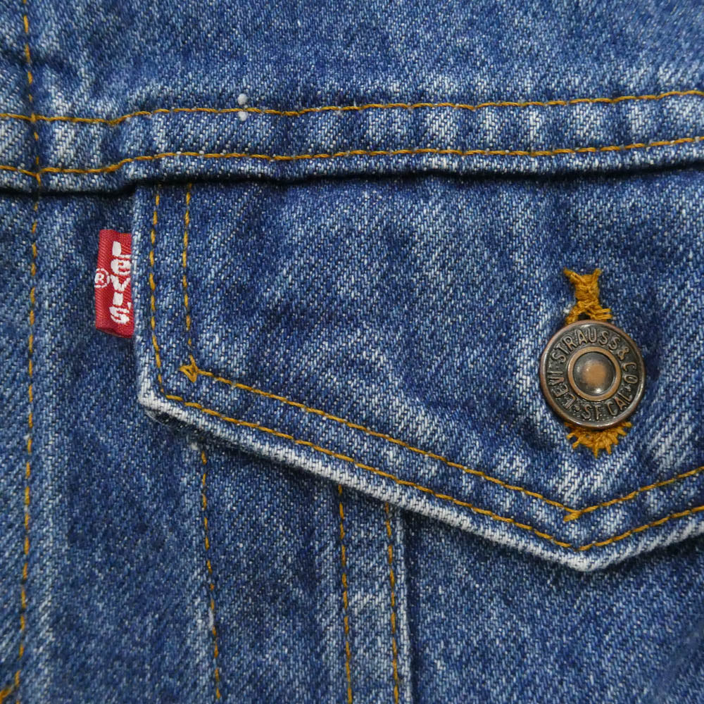 Levi's リーバイス USA製 ボタン裏刻印 527 70506 デニム ジャケット インディゴブルー系 44【中古】