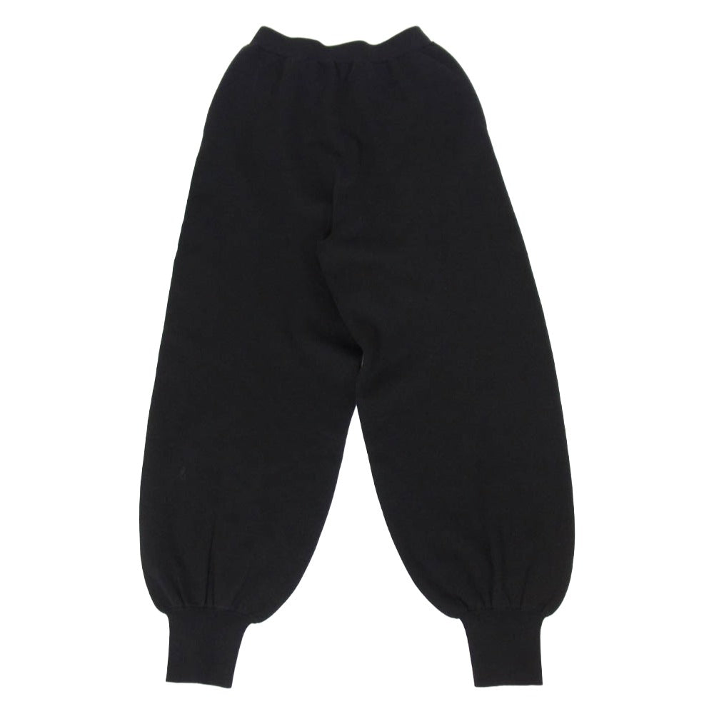 Adam et Rope' アダムエロペ GAS-22170-B 裾リブ イージー スウェットパンツ ブラック系 F【極上美品】【中古】