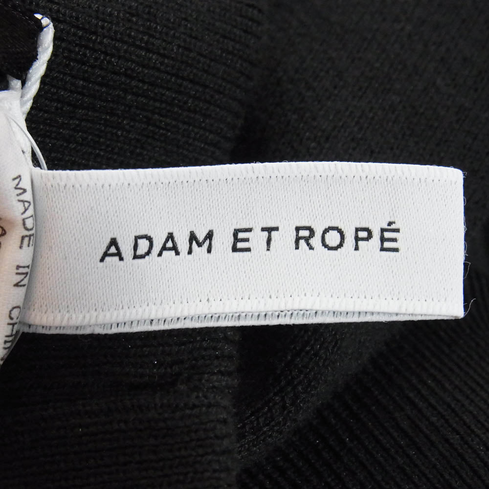 Adam et Rope' アダムエロペ GAS-22170-B 裾リブ イージー スウェットパンツ ブラック系 F【極上美品】【中古】