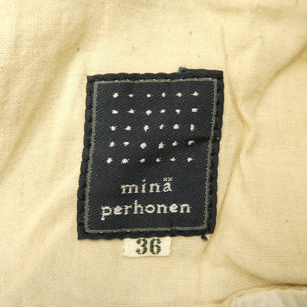 mina perhonen ミナペルホネン oa4175 always オールウェイズ デニムパンツ ブルー系 36【中古】
