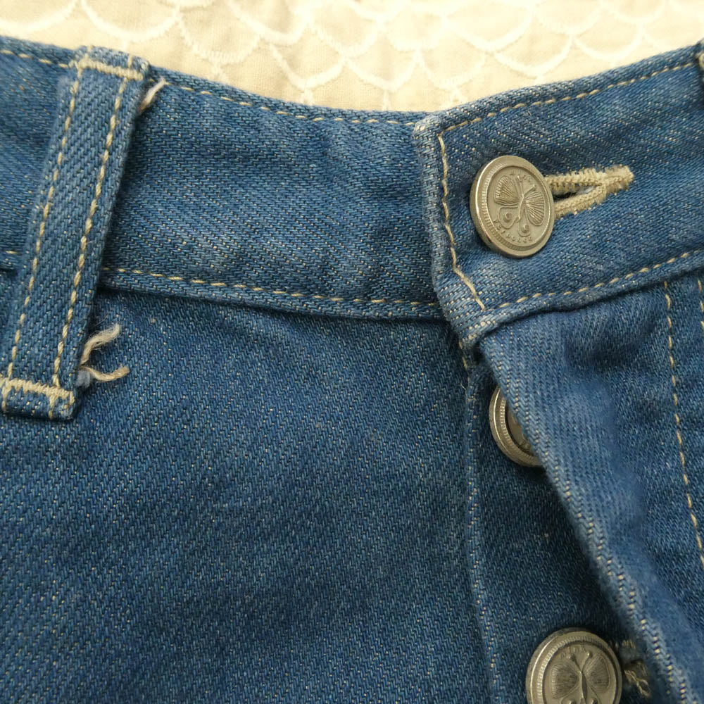 mina perhonen ミナペルホネン oa4175 always オールウェイズ デニムパンツ ブルー系 36【中古】