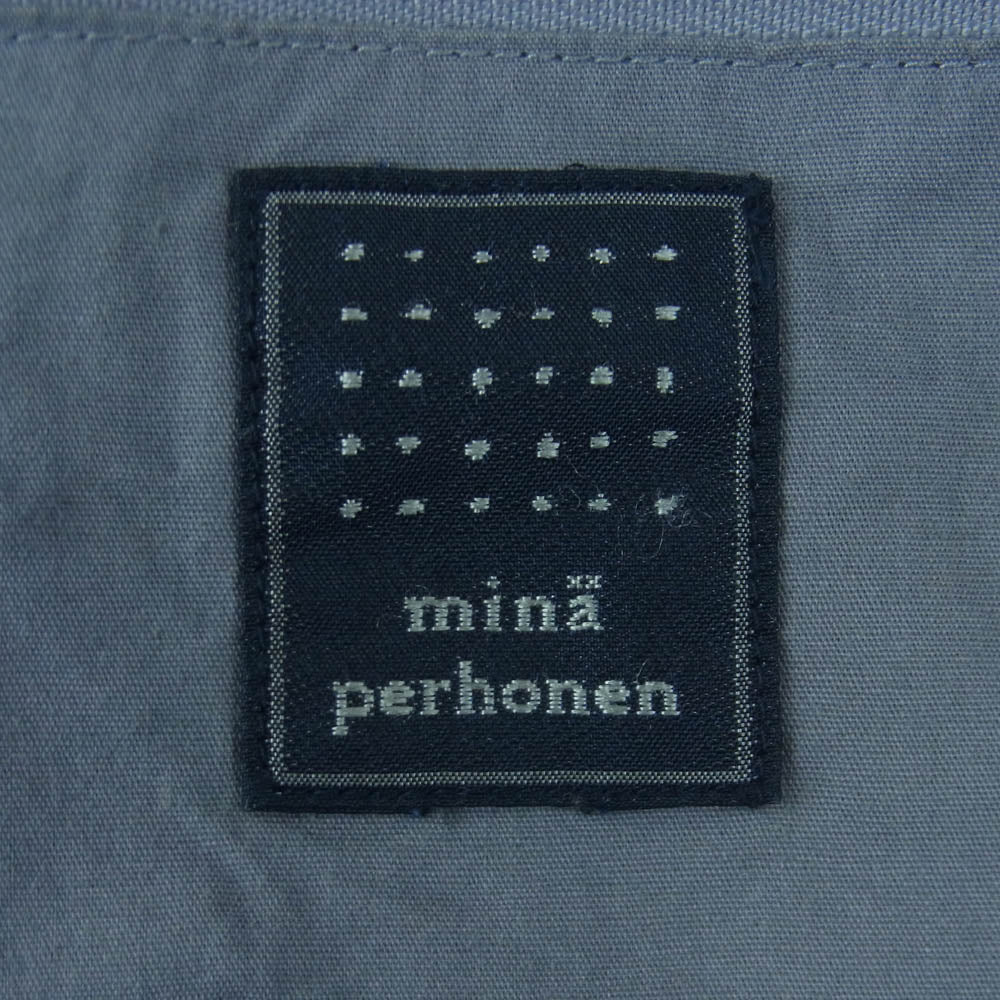 mina perhonen ミナペルホネン sa9162 tambourine タンバリン ショルダー バッグ 日本製 ダークネイビー系【中古】