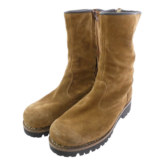 Needles ニードルス SIDE ZIP SUEDE BOOTS スウェード サイドジップ ブーツ ブラウン系 41【中古】