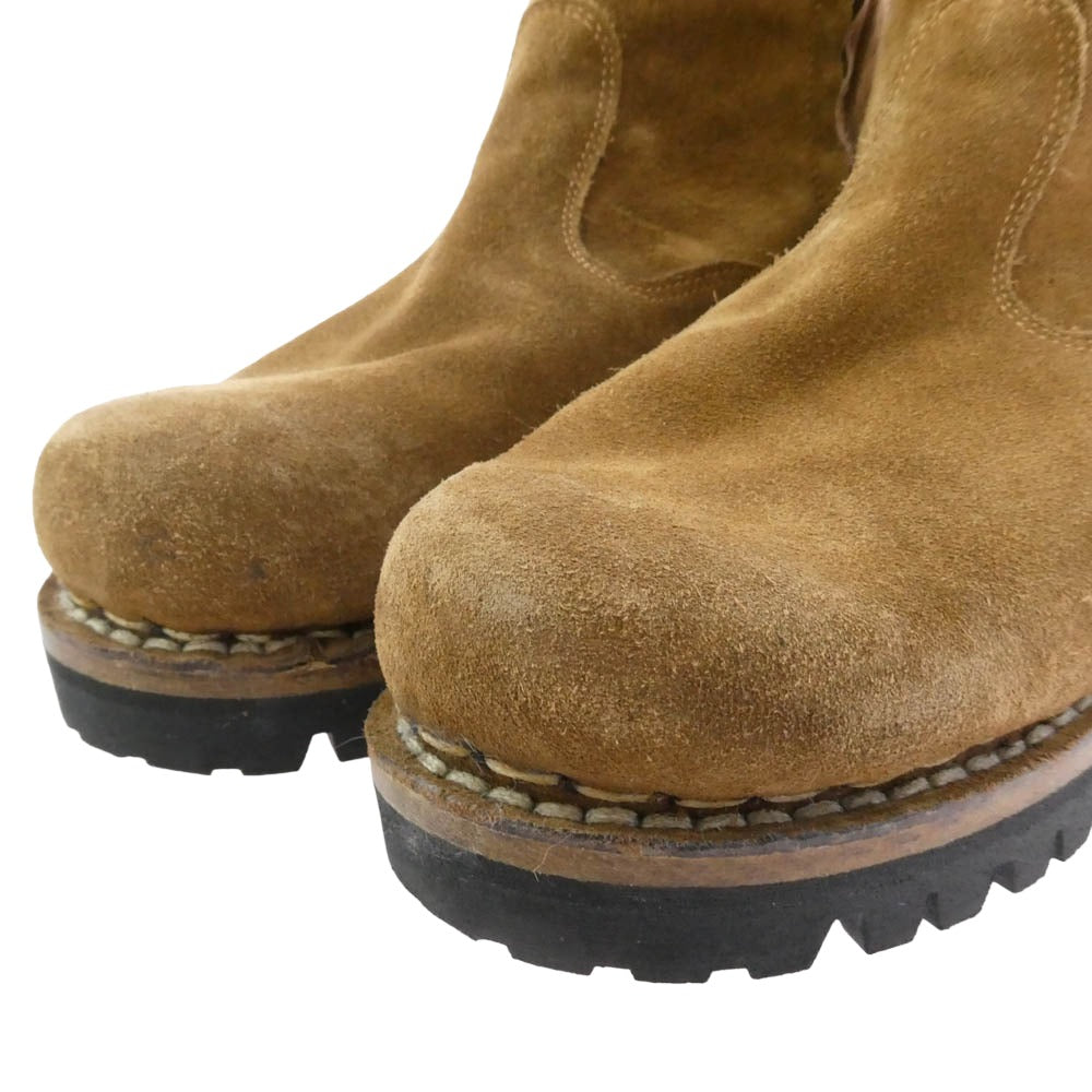 Needles ニードルス SIDE ZIP SUEDE BOOTS スウェード サイドジップ ブーツ ブラウン系 41【中古】