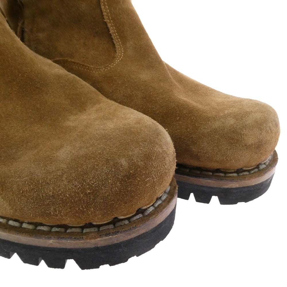 Needles ニードルス SIDE ZIP SUEDE BOOTS スウェード サイドジップ ブーツ ブラウン系 41【中古】