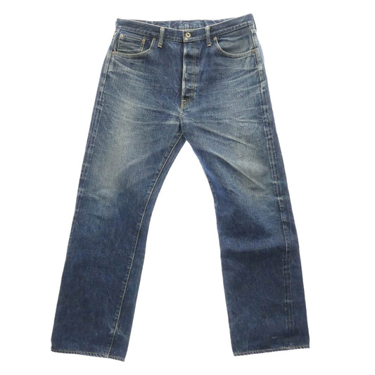 TENDERLOIN テンダーロイン T-RIDERS E シンチバック ボタンフライ ジーンズ デニムパンツ インディゴブルー系 32【中古】