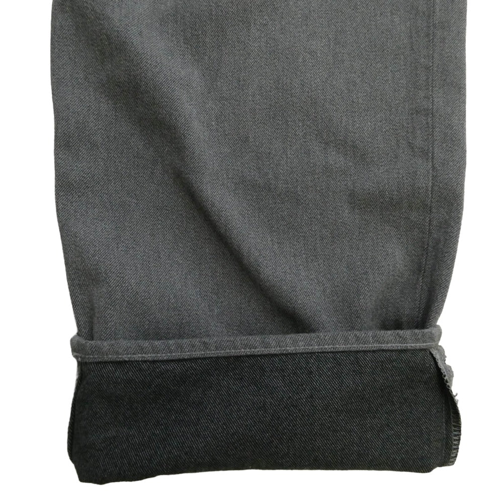 GRAPHPAPER グラフペーパー 24ss GU241-40217B Colorfast Denim Two Tuck Pants カラーファスト デニム 2タック パンツ グレー系 2【中古】