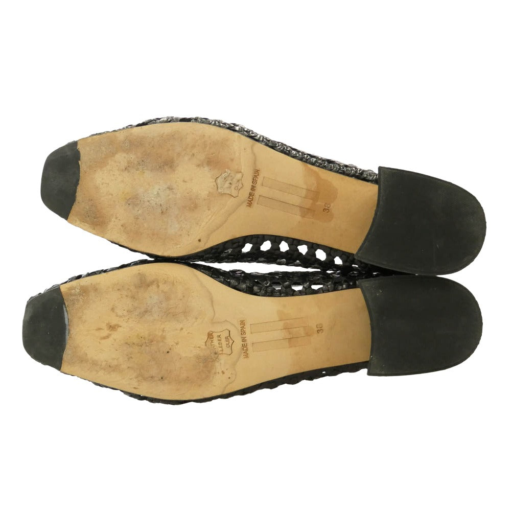 ミスタ TAISSA ヒール パンプス シューズ ブラック系 38【中古】