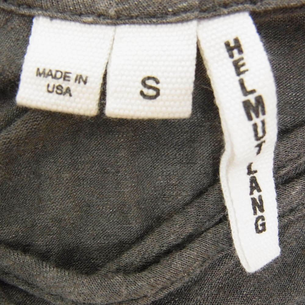 HELMUT LANG ヘルムートラング 16-1101205 レーヨン リネン ドレープ レイヤード キャミソール グレー系 S【中古】