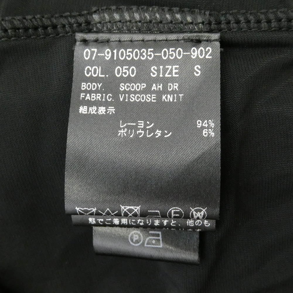 theory セオリー ノースリーブ ドレス ワンピース ブラック系 S【中古】