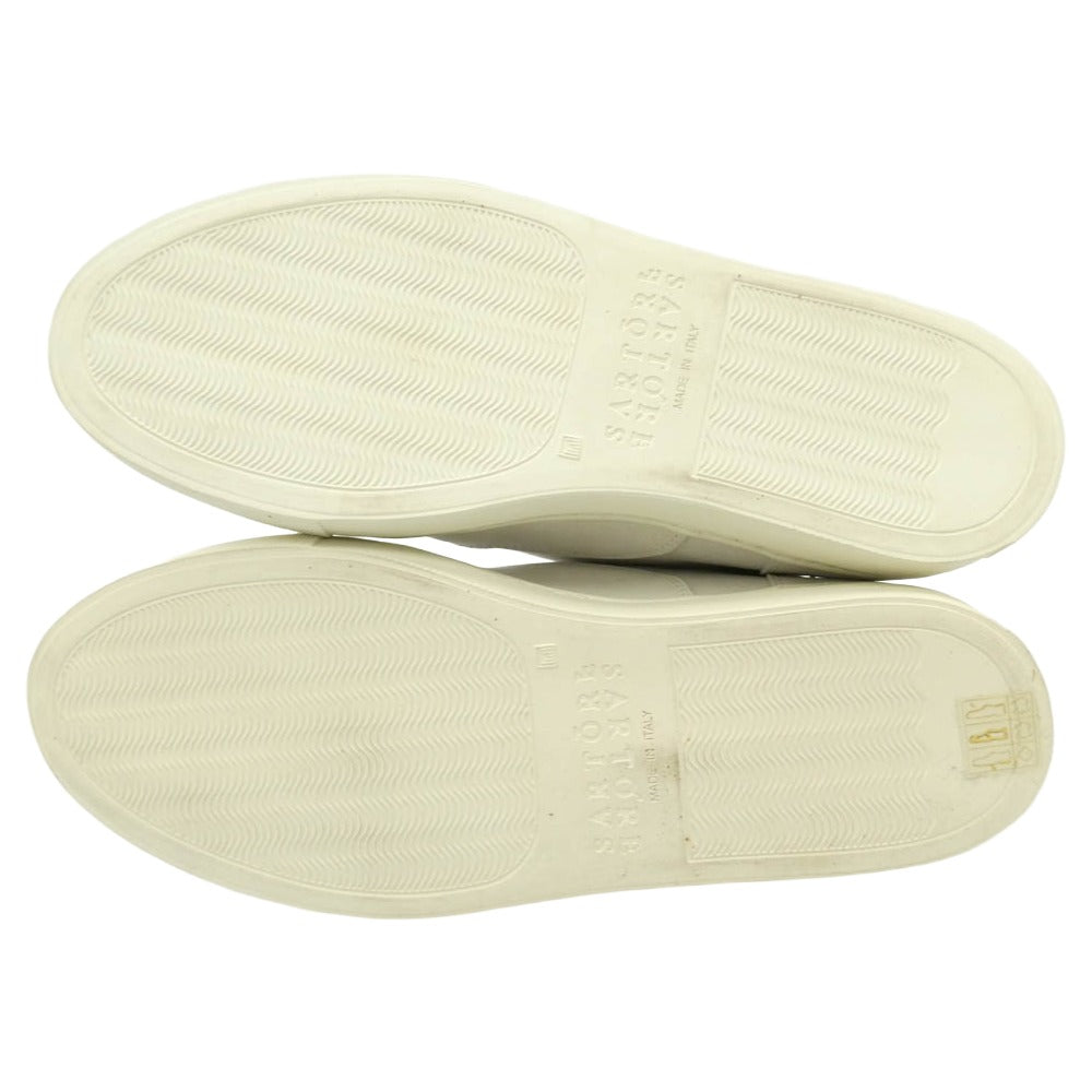 SARTORE サルトル CROSTA 160 NEVE スエード シューズ オフホワイト系 37.5【中古】