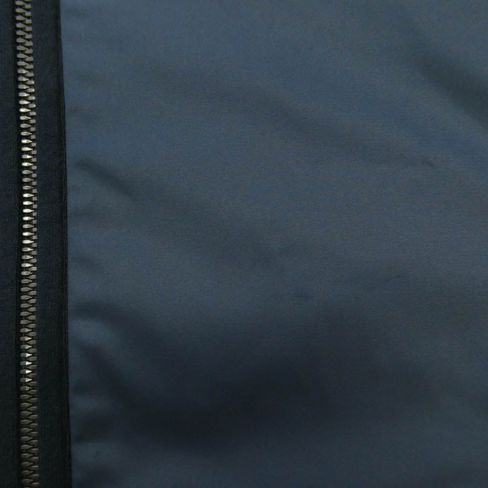 theory セオリー 背面袖スウェット切替 ジップアップ ブルゾン ジャケット ネイビー系 S【中古】