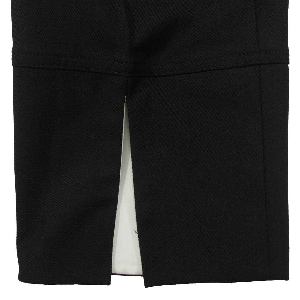 HELMUT LANG ヘルムートラング ウール センタースリット スラックス パンツ ブラック系 4【中古】