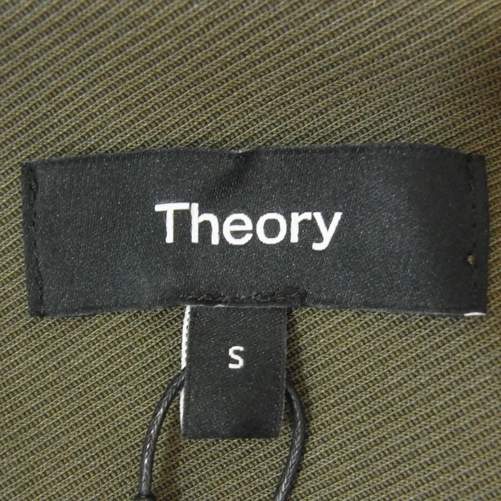 theory セオリー 23SS Neoteric Twill SS Safari JKT ネオトリック ツイル サファリ ジャケット テーラード 半袖 カーキ系 S【新古品】【未使用】【中古】