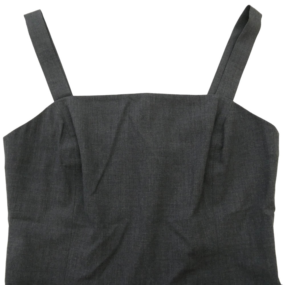 theory セオリー Traceable Wool SQ NK Strap JS オールインワン グレー系【新古品】【未使用】【中古】