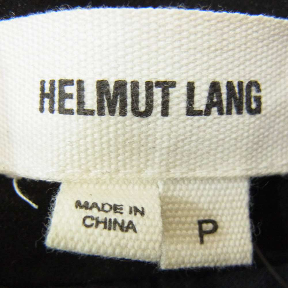 HELMUT LANG ヘルムートラング ウール ラムレザー エルボーパッチ ジップアップ ライダース ジャケット グレー系 P【中古】