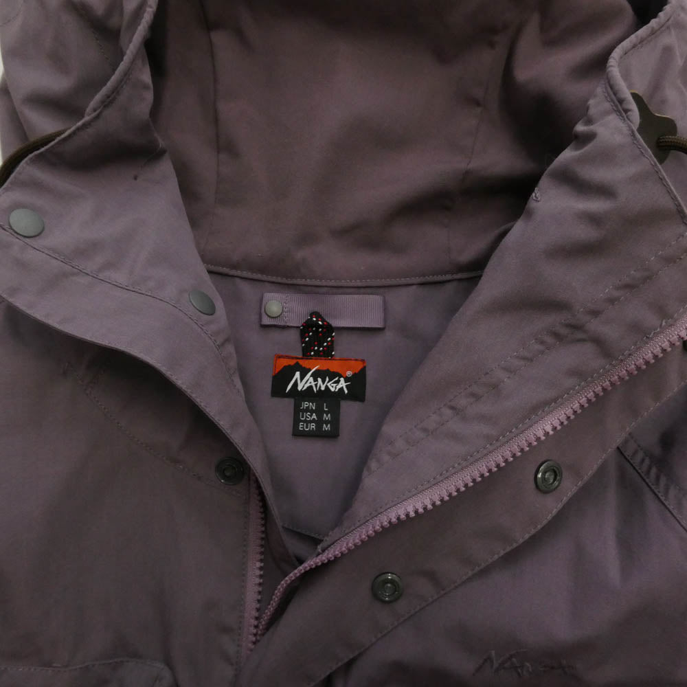 NANGA ナンガ ND2341-1A001 TAKIBI MOUNTAIN PARKA タキビマウンテン パーカー パープル系 L【中古】