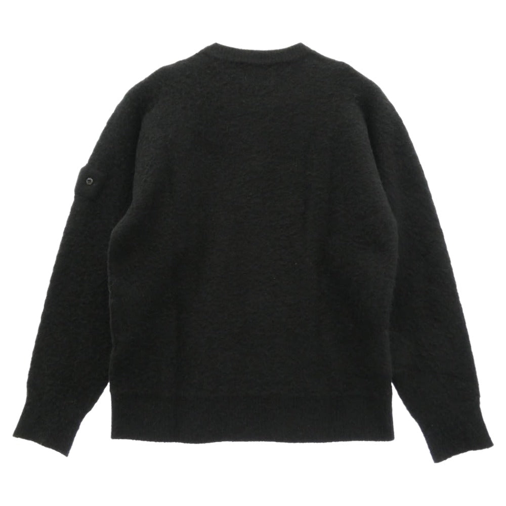 STONE ISLAND ストーンアイランド 7519507A2 SHADOW PROJECT シャドウプロジェクト Alpaca Wool Mix Oversized Crewneck アルパカウール クルーネック ニット セーター ブラック系 L【中古】