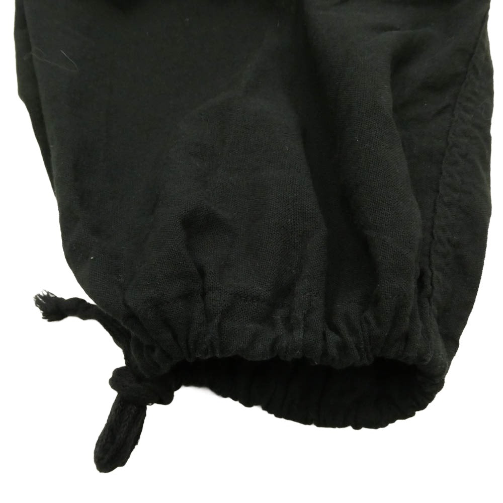 COMOLI コモリ 24SS Z01-03023 オックス ニータック カーゴパンツ ブラック系 3【中古】