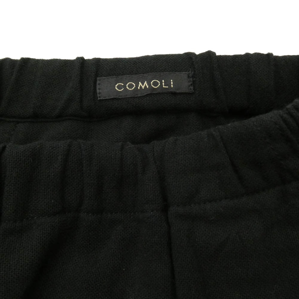 COMOLI コモリ 24SS Z01-03023 オックス ニータック カーゴパンツ ブラック系 3【中古】