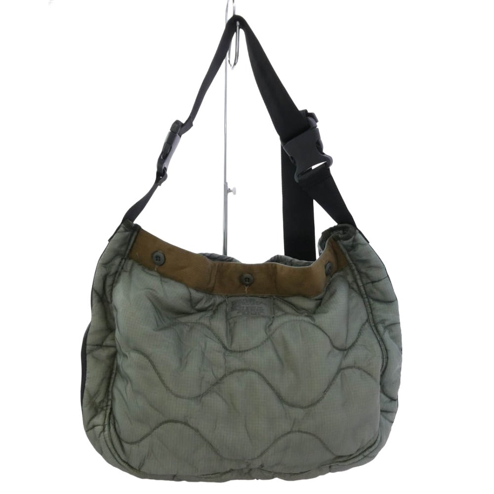 アス Customized M-65 Quilted Messenger Bag カーキ系【極上美品】【中古】