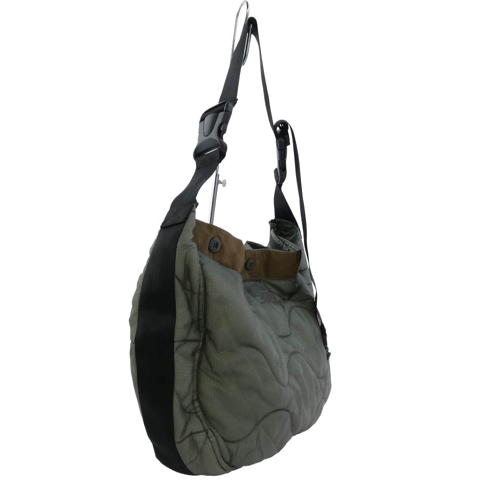 アス Customized M-65 Quilted Messenger Bag カーキ系【極上美品】【中古】