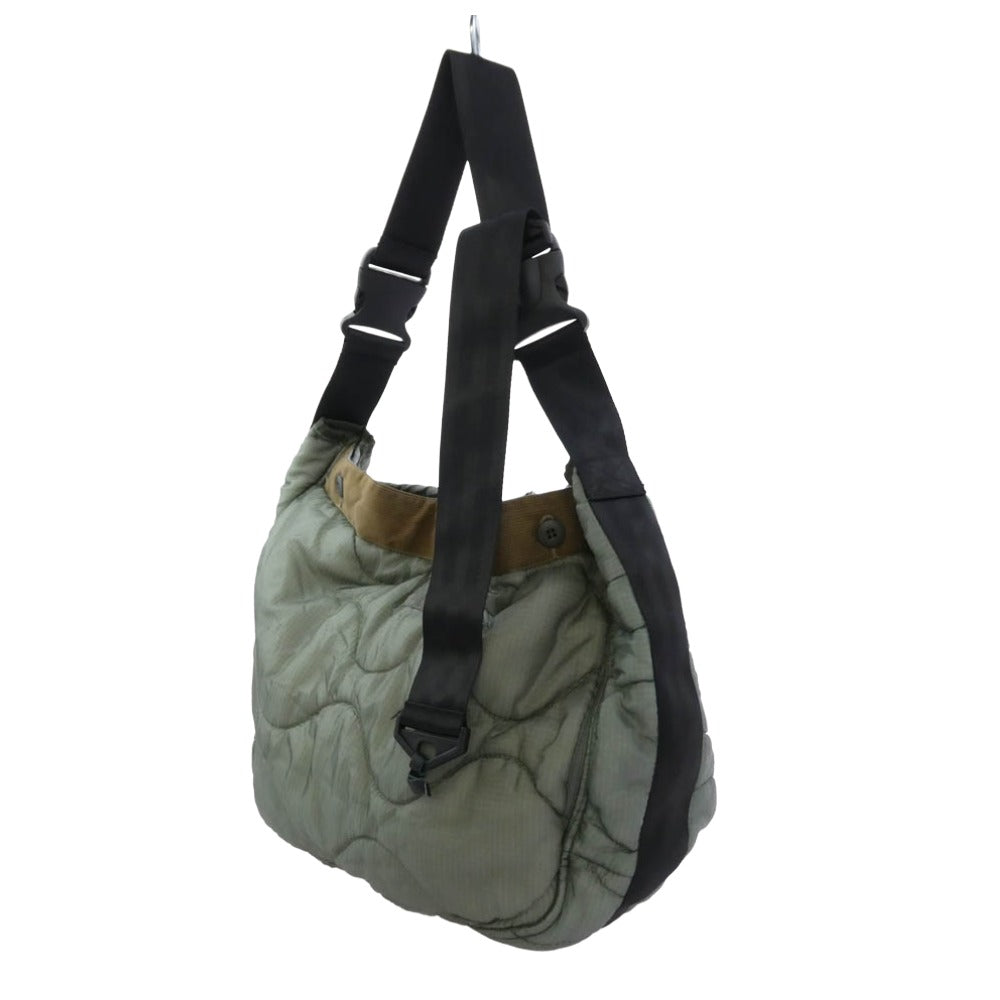 アス Customized M-65 Quilted Messenger Bag カーキ系【極上美品】【中古】