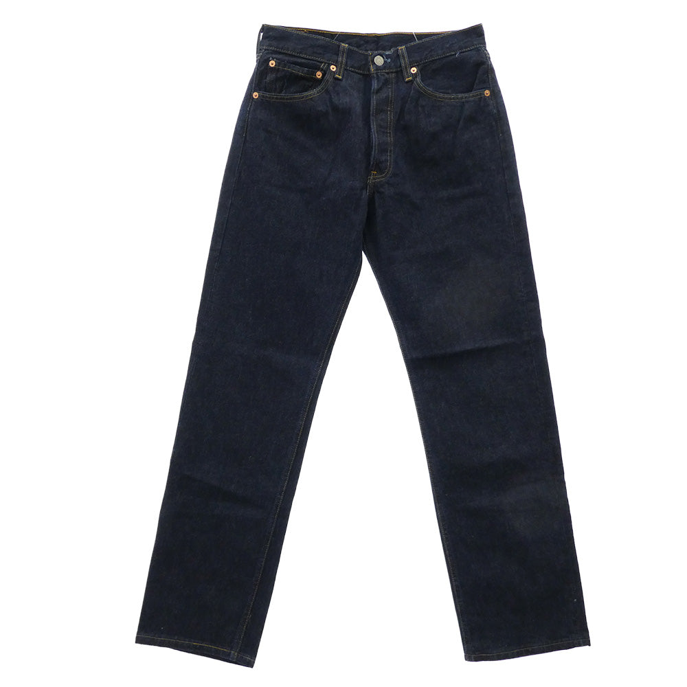 Levi's リーバイス 501-01WA 00s USA製 501 スモールe ボタン裏553 フラッシャー付き ワンウォッシュ ジーンズ デニムパンツ W32 L32 インディゴブルー系 32【極上美品】【中古】