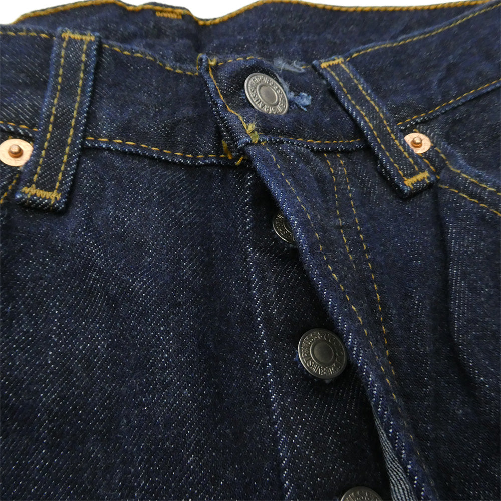 Levi's リーバイス 501-01WA 00s USA製 501 スモールe ボタン裏553 フラッシャー付き ワンウォッシュ ジーンズ デニムパンツ W32 L32 インディゴブルー系 32【極上美品】【中古】
