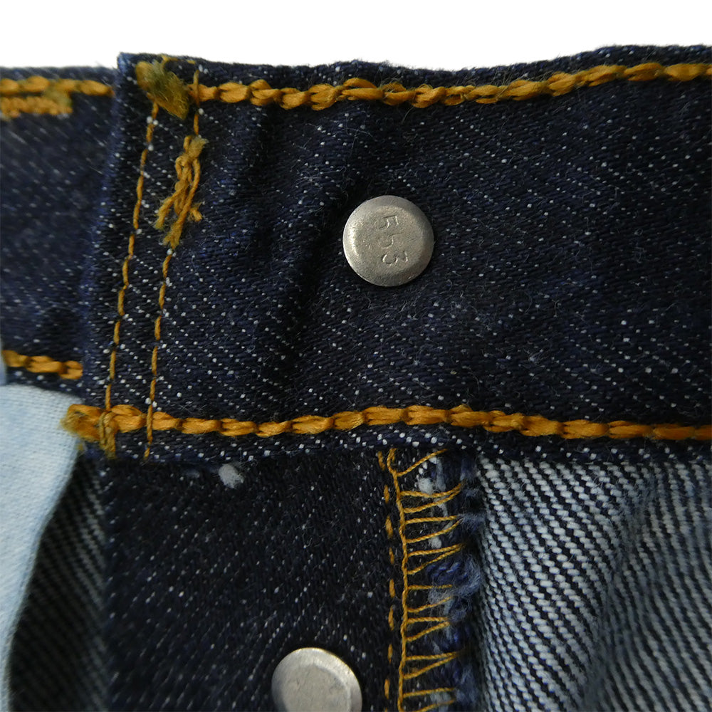 Levi's リーバイス 501-01WA 00s USA製 501 スモールe ボタン裏553 フラッシャー付き ワンウォッシュ ジーンズ デニムパンツ W32 L32 インディゴブルー系 32【極上美品】【中古】