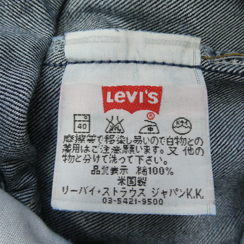 Levi's リーバイス 501-01WA 00s USA製 501 スモールe ボタン裏553 フラッシャー付き ワンウォッシュ ジーンズ デニムパンツ W32 L32 インディゴブルー系 32【極上美品】【中古】