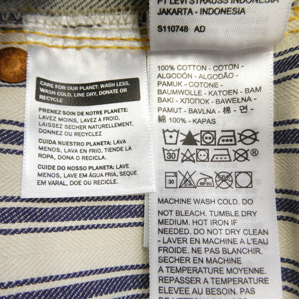 Levi's リーバイス 44501-0072 LVC 1944年モデル 大戦 S501XX RIGID デニム パンツ ジーンズ インディゴブルー系 W33 L34【新古品】【未使用】【中古】