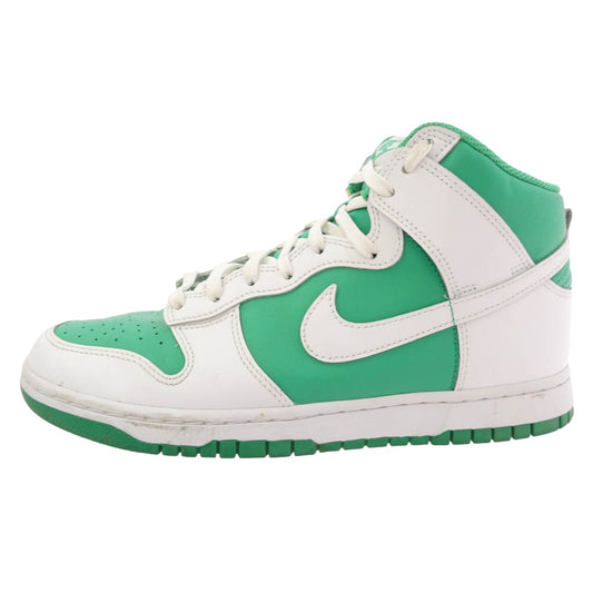 NIKE ナイキ DV0829-300 Dunk High Green White ダンク ハイ グリーン ホワイト スニーカー ホワイト系 グリーン系 28.5ｃｍ【中古】