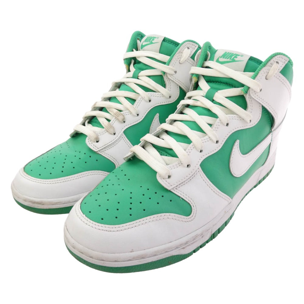 NIKE ナイキ DV0829-300 Dunk High Green White ダンク ハイ グリーン ホワイト スニーカー ホワイト系 グリーン系 28.5ｃｍ【中古】
