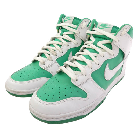 NIKE ナイキ DV0829-300 Dunk High Green White ダンク ハイ グリーン ホワイト スニーカー ホワイト系 グリーン系 28.5ｃｍ【中古】