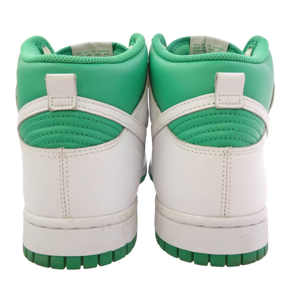 NIKE ナイキ DV0829-300 Dunk High Green White ダンク ハイ グリーン ホワイト スニーカー ホワイト系 グリーン系 28.5ｃｍ【中古】