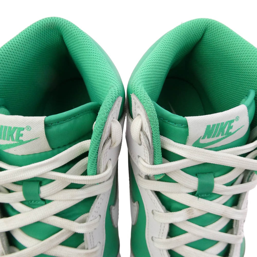 NIKE ナイキ DV0829-300 Dunk High Green White ダンク ハイ グリーン ホワイト スニーカー ホワイト系 グリーン系 28.5ｃｍ【中古】