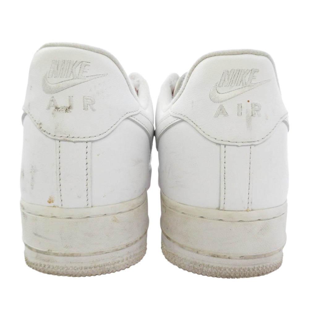 Supreme シュプリーム CU9225-100 x Nike Air Force 1 Low AF1 ナイキ エアフォース1 ロー スニーカー ホワイト系 29cm【中古】