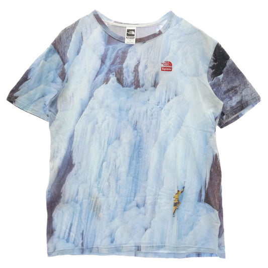 Supreme シュプリーム 21SS NT32100I × The North Face Ice Climb Tee ノースフェイス アイス クライム Tシャツ マルチカラー マルチカラー系 M【中古】