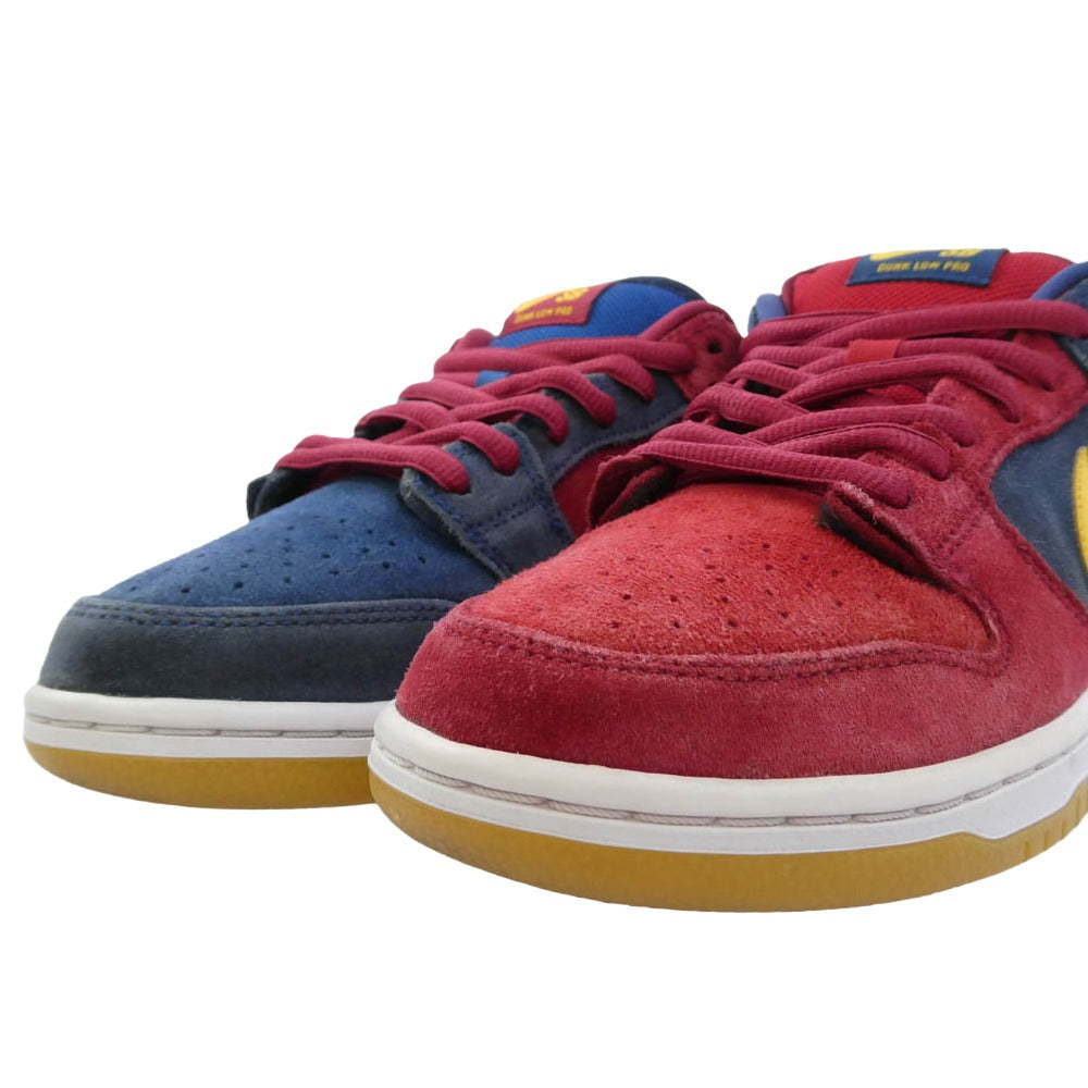 NIKE ナイキ DJ0606-400 SB Dunk Low Barcelona ダンク ロー バルセロナ スウェード スニーカー マルチカラー系 26.5cm【中古】