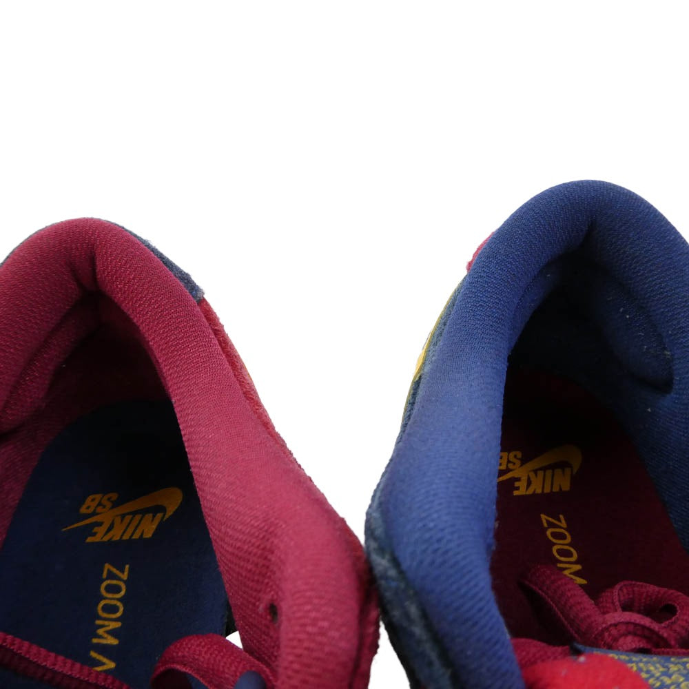 NIKE ナイキ DJ0606-400 SB Dunk Low Barcelona ダンク ロー バルセロナ スウェード スニーカー マルチカラー系 26.5cm【中古】